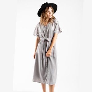 Pologram Women's The Belmond Embroidered Dress Medium
